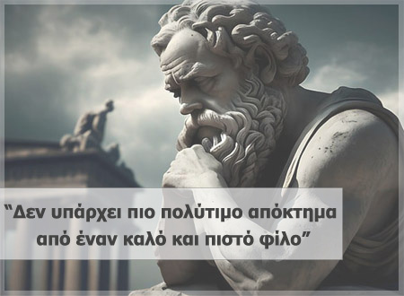 Η μελέτη των αρχαίων Ελλήνων φιλοσόφων δεν εξασκεί μόνο το μυαλό και τον χαρακτήρα, αλλά και την ψυχή...